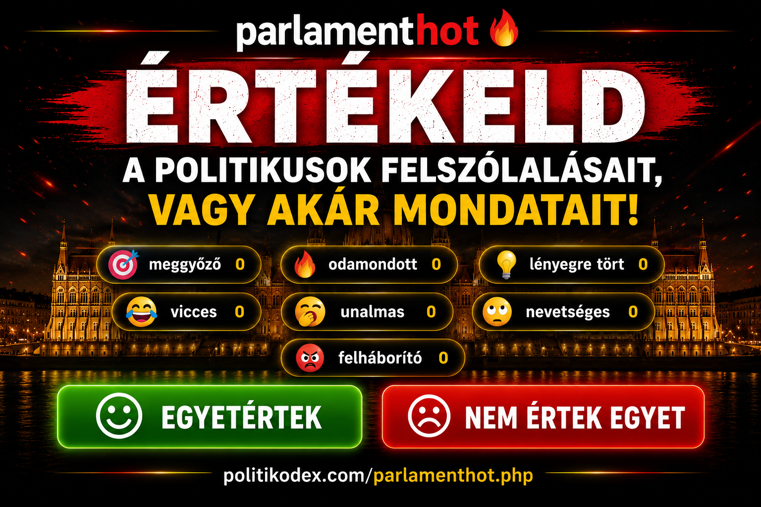 Politikodex + ParlamentHot