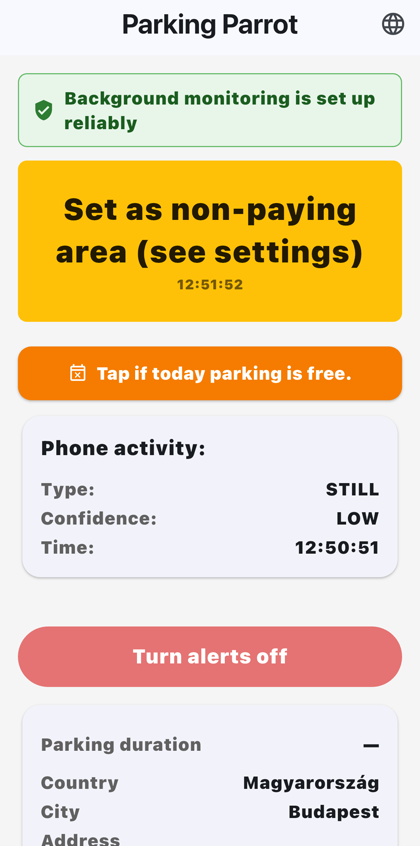 Parking Parrot