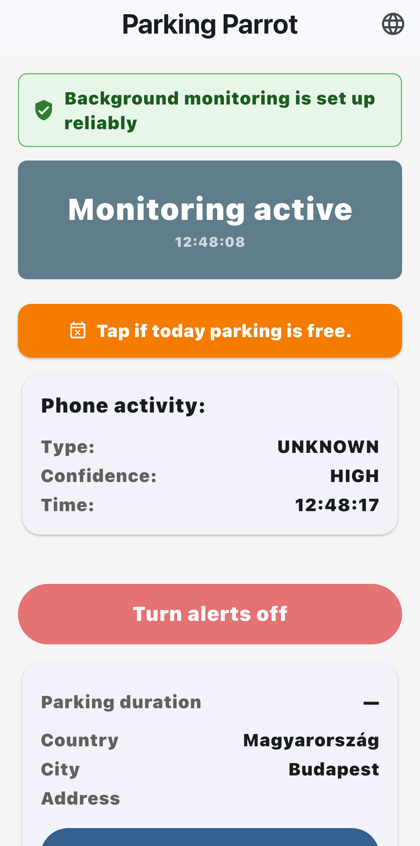 Parking Parrot